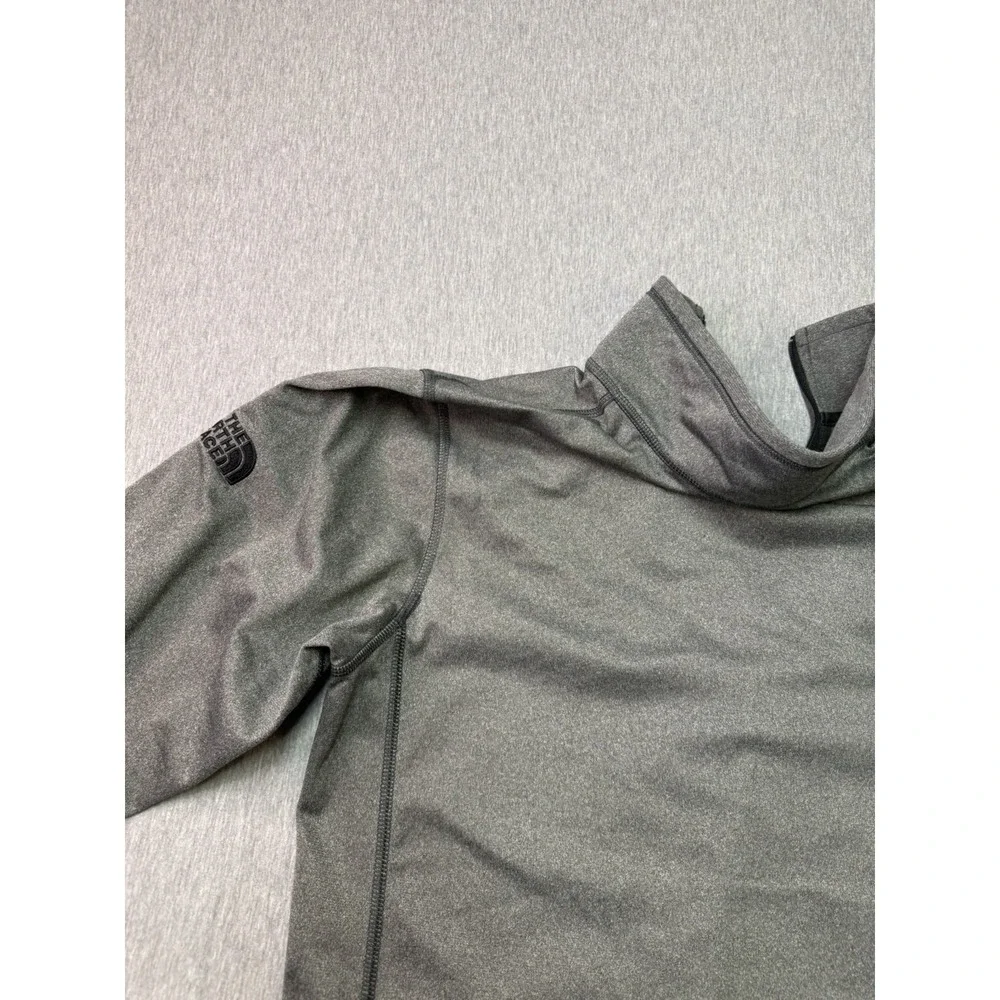 The North Face tech 1/4-zip (quarter zip) fleece Asphalt Grey Heather Men's